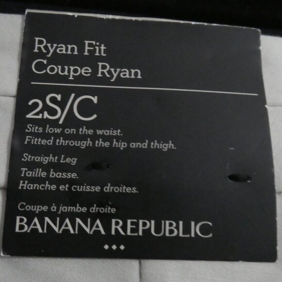 BANANA REPUBLIC - Ryan Fit | 2S short | Classic Beige Straight Leg Pants | NWT - Picture 2 of 15